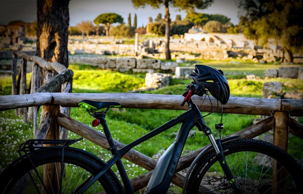 Villa Claudianna Bed&Bike Paestum Bagian luar foto